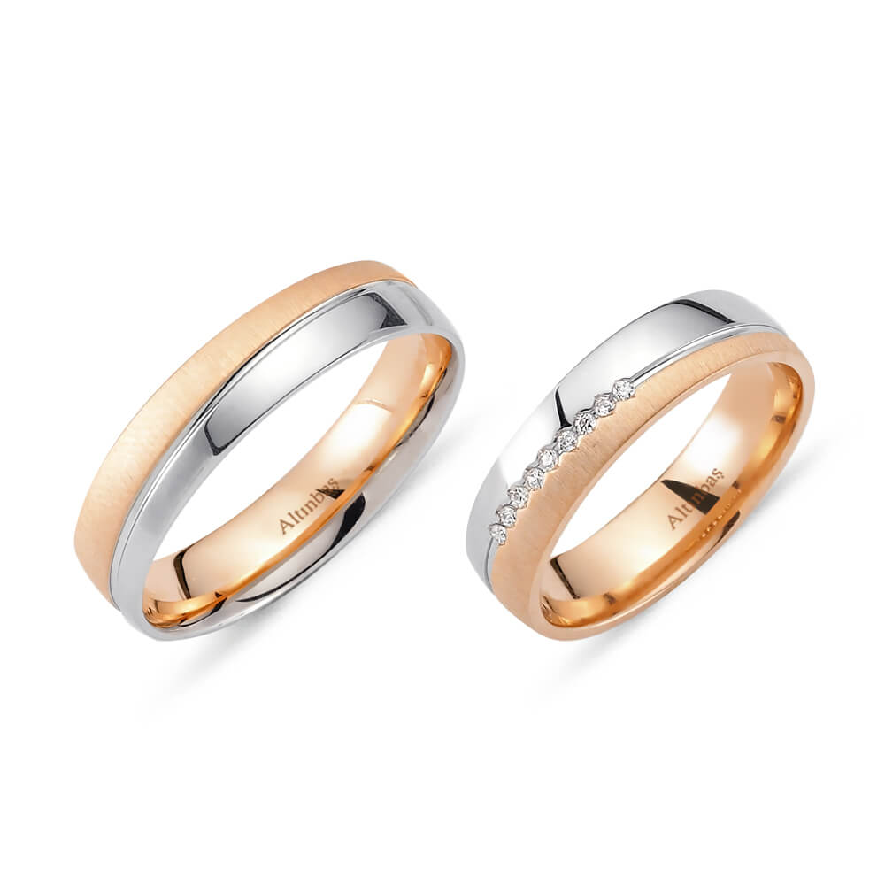 Altın I&U İkili Alyans / AL0147 Altınbaş