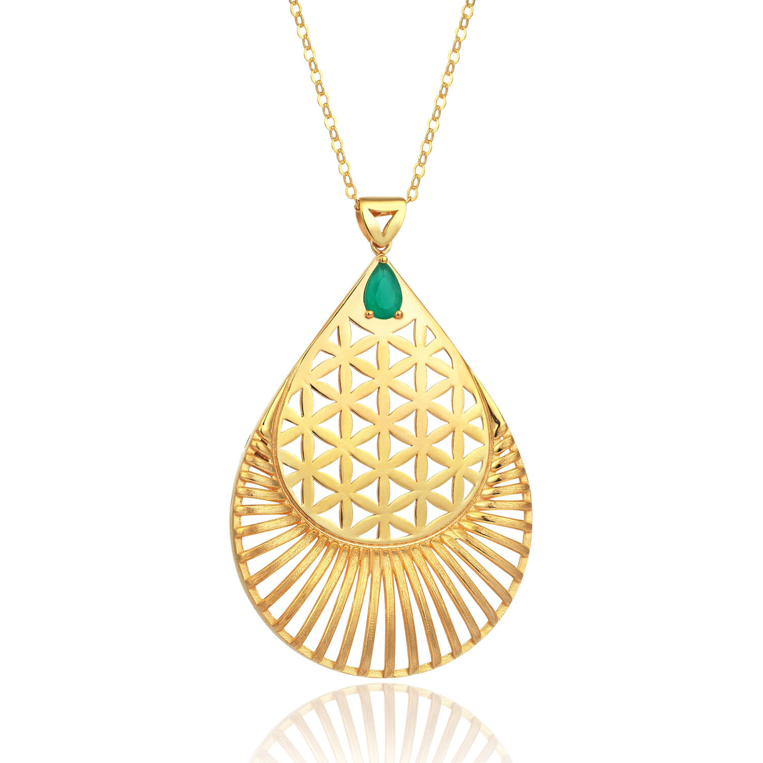 22 Ayar Altın Yaşam Çiçeği Kolye / 0018713800019 Altınbaş