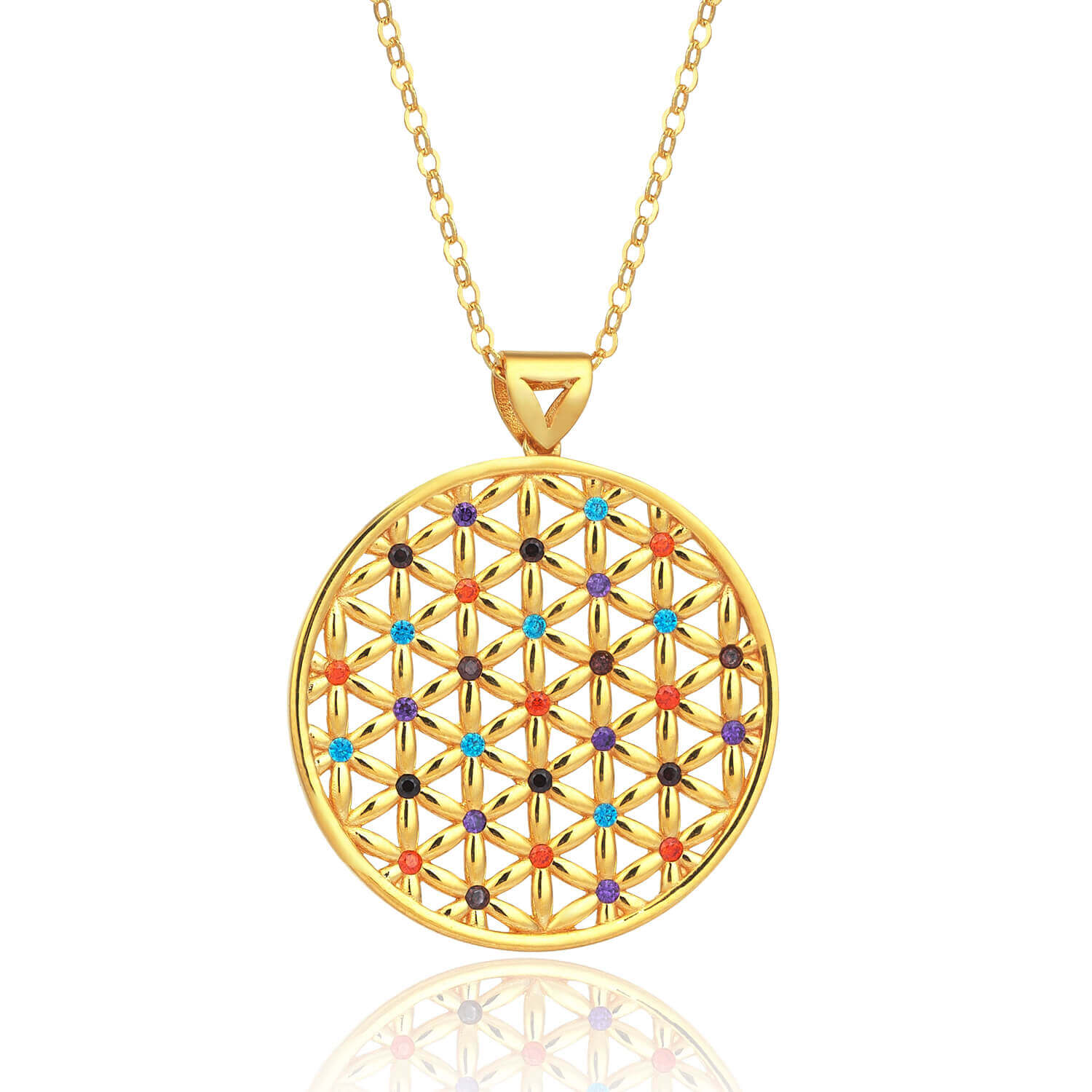 22 Ayar Altın Yaşam Çiçeği Kolye / 0018935200015 Altınbaş