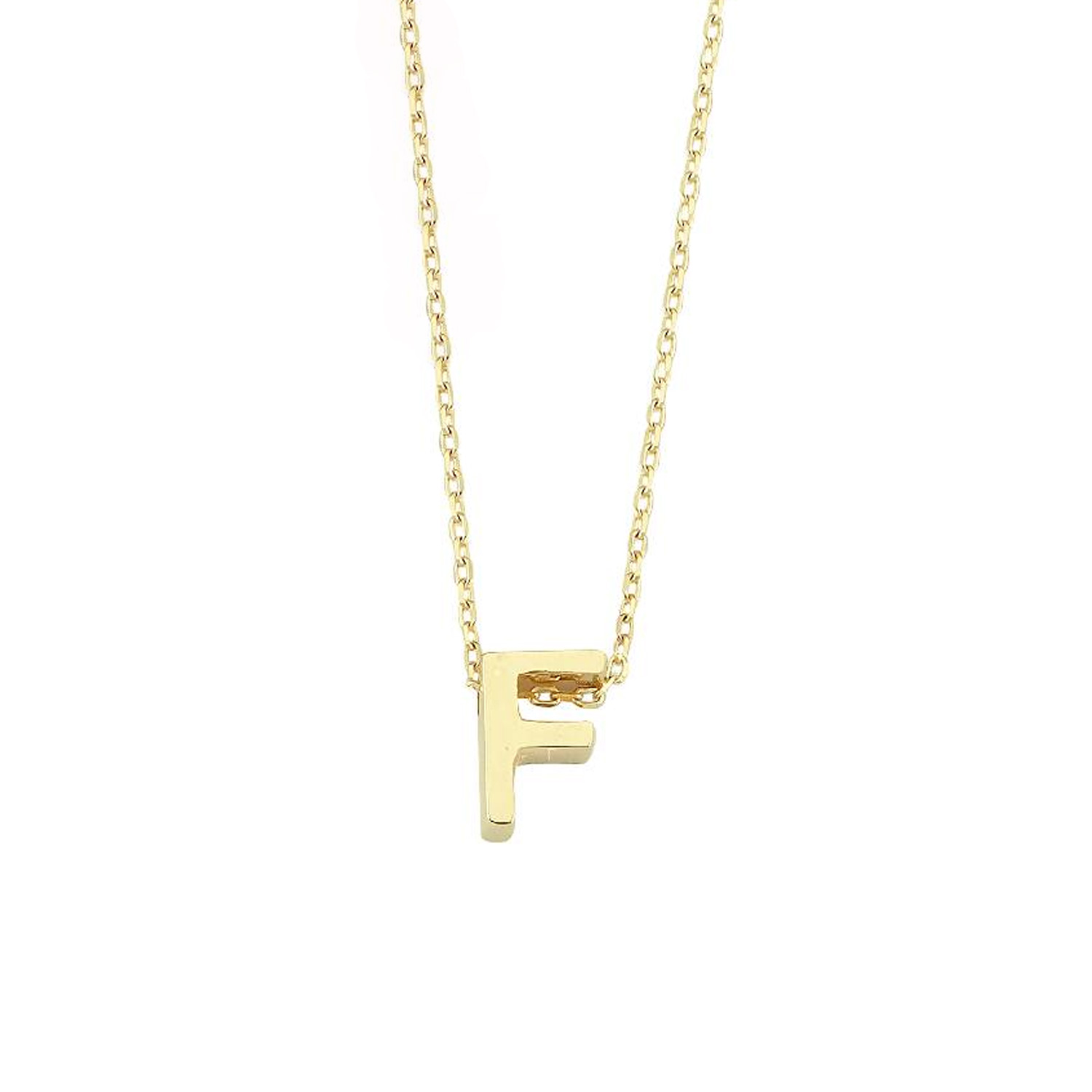 Altın F Harfi Kolye / 0011034730007 Altınbaş