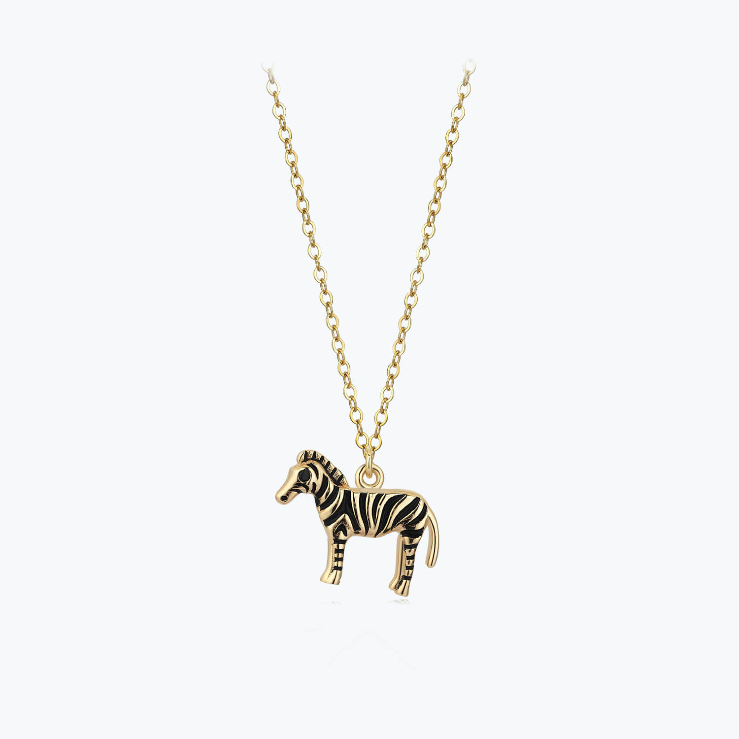 Altın Zebra Kolye - 1