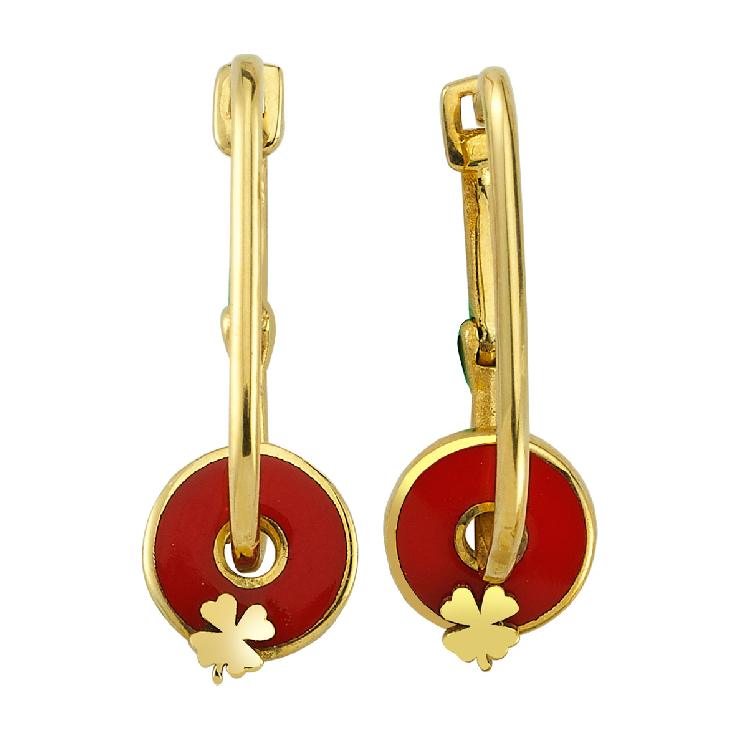 Altın Yonca Küpe / 0019738100002 Altınbaş