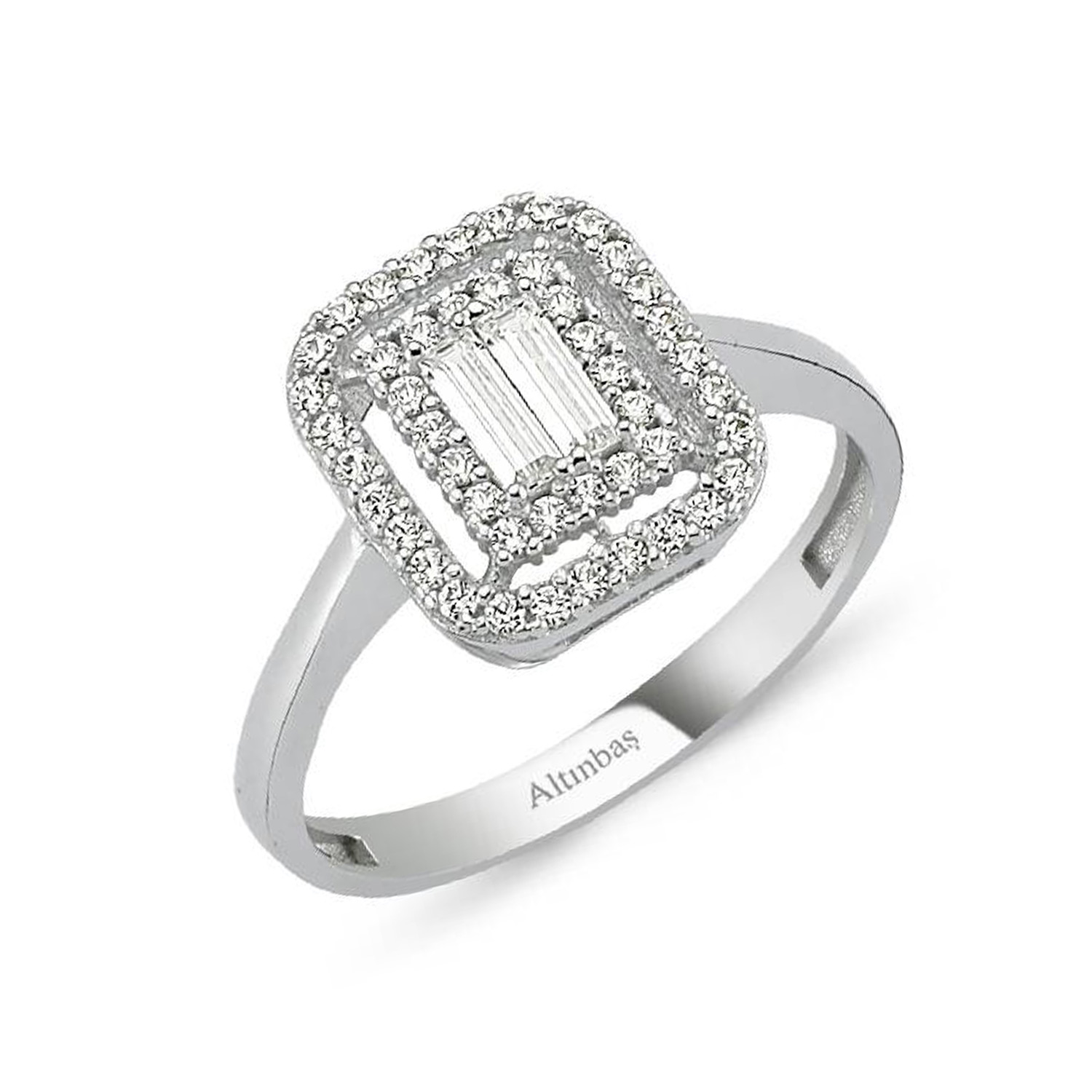 Altın Baget Yüzük / 0019809700052 Altınbaş