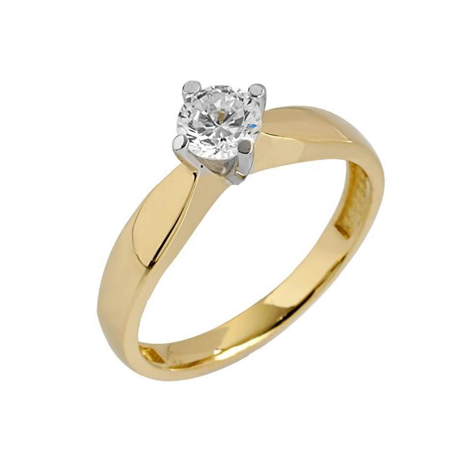 Altın Tektaş Yüzük / 0018166300004 Altınbaş