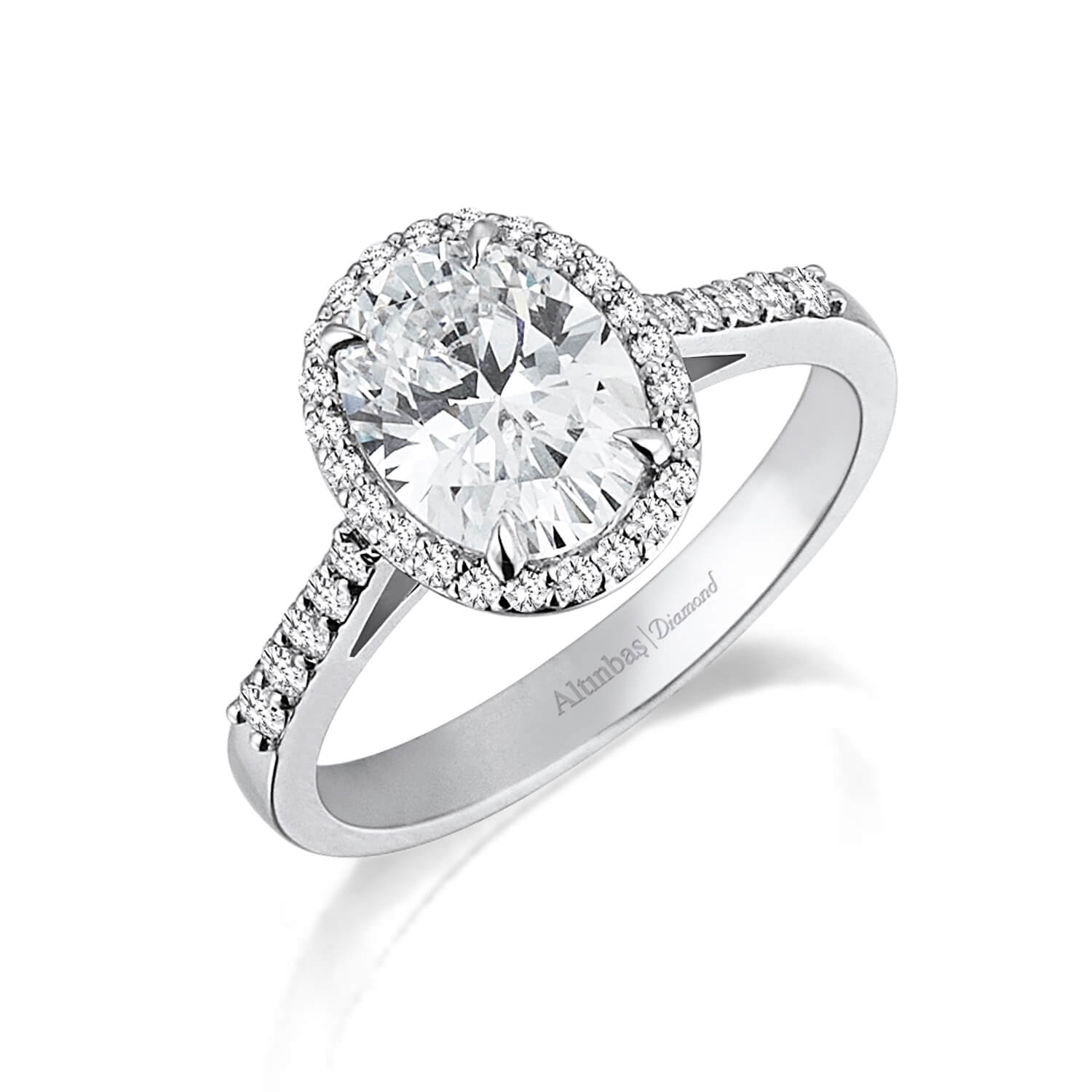 Pırlanta Beyaz Topaz Yüzük / P503614 Altınbaş