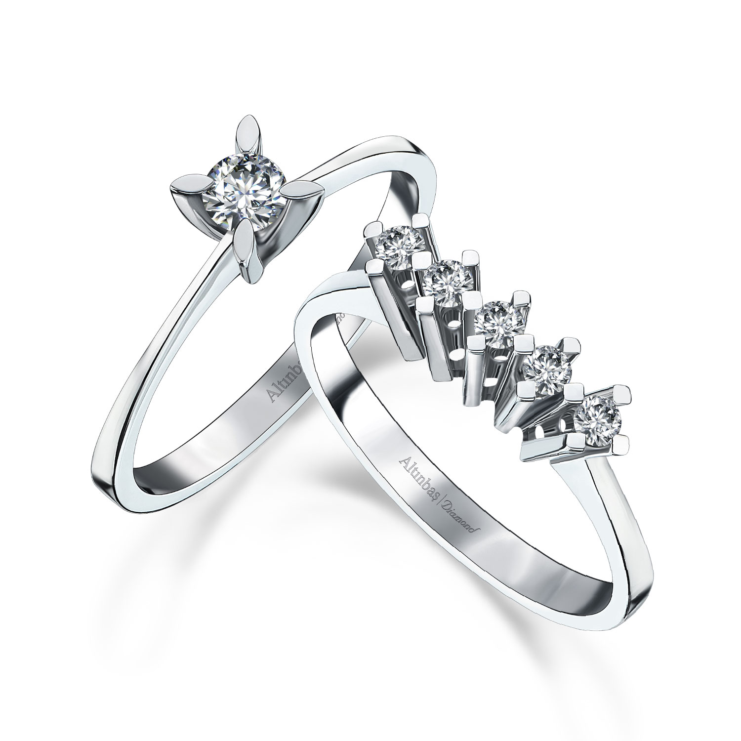 Pırlanta Tektaş Beştaş Yüzük / FS318INS113 Altınbaş