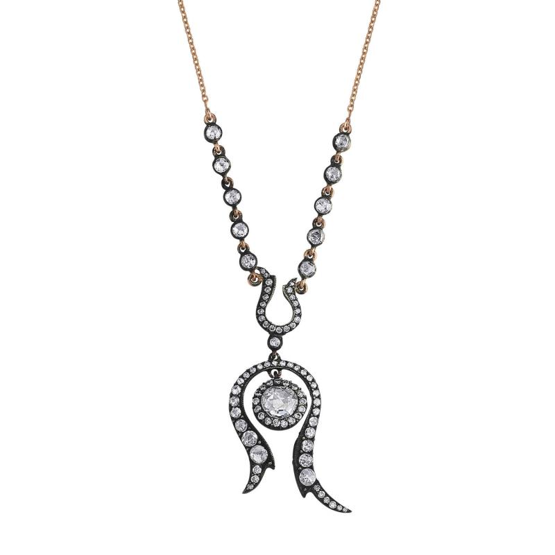 Collier Diamant Taille Rose