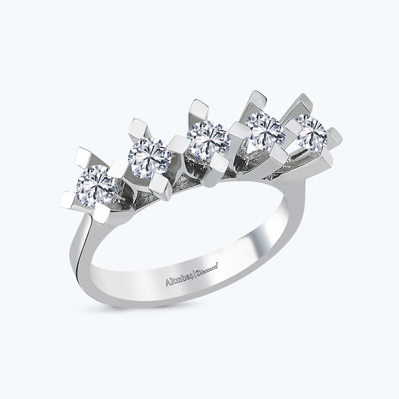 Bague Diamant Cinq Pierres
