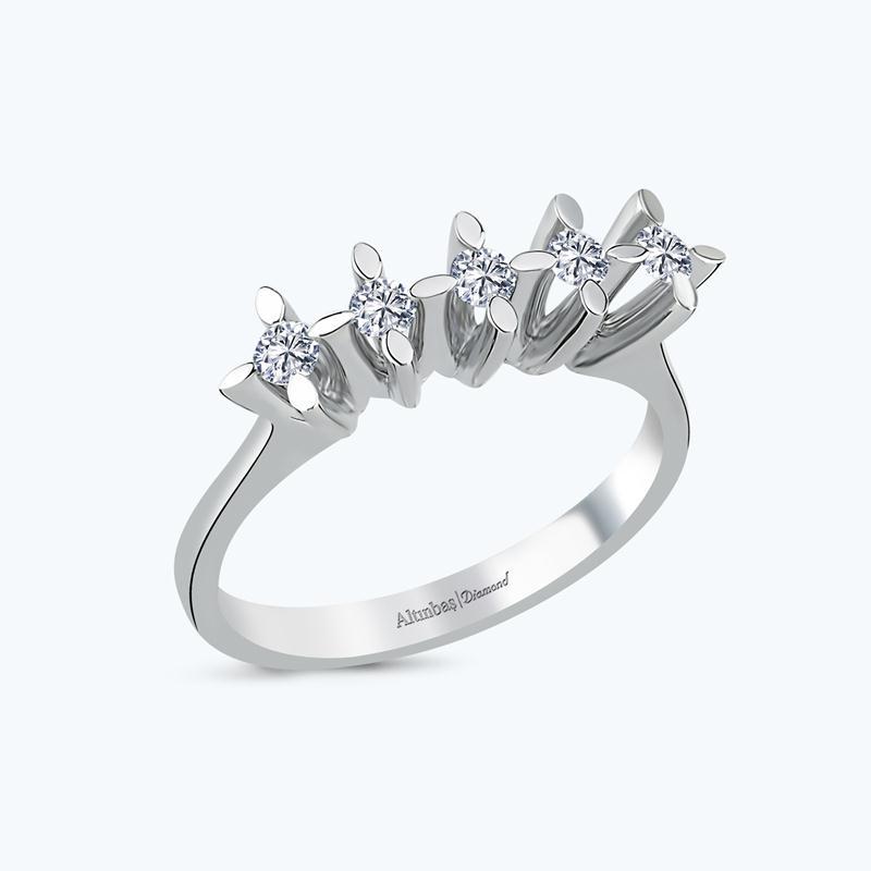 Bague Diamant Cinq Pierres